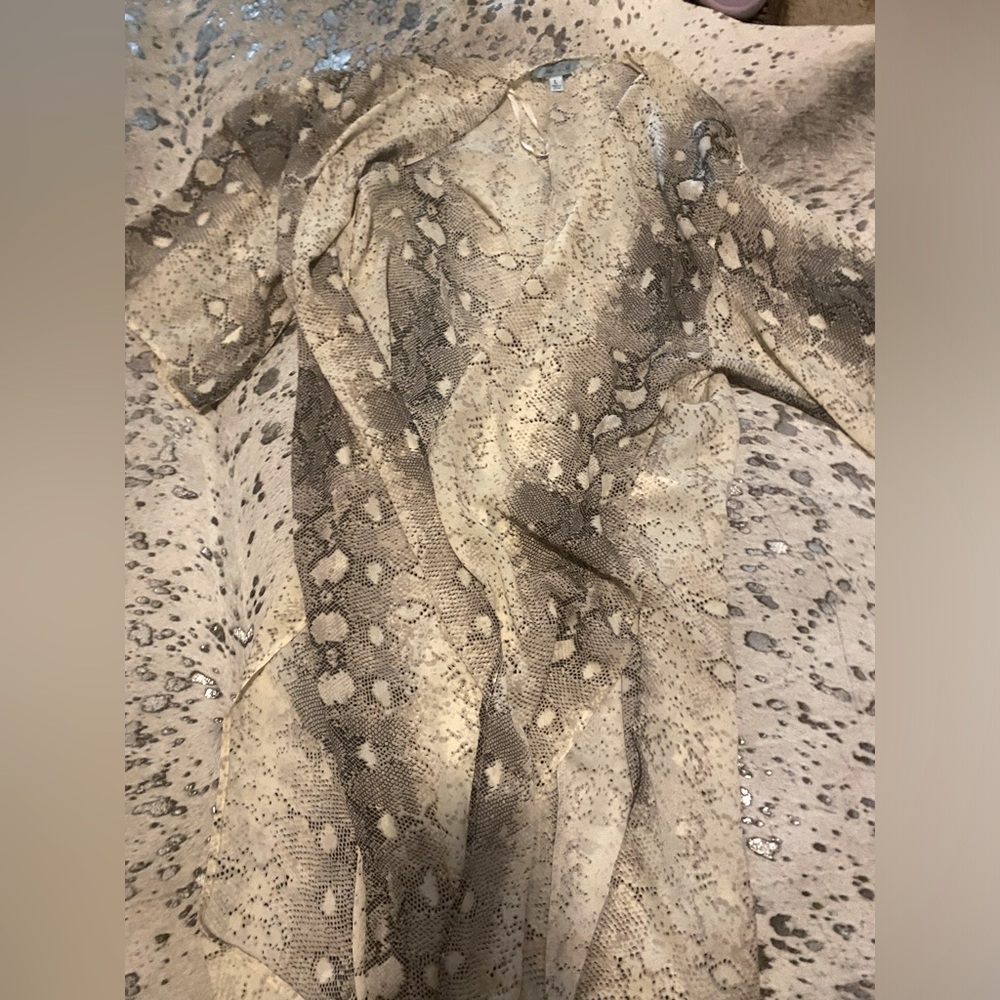 Snake skin cover up